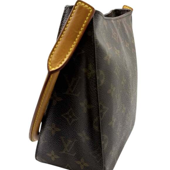 LOUIS VUITTON Brown Monogram Looping MM Shoulder Bag
